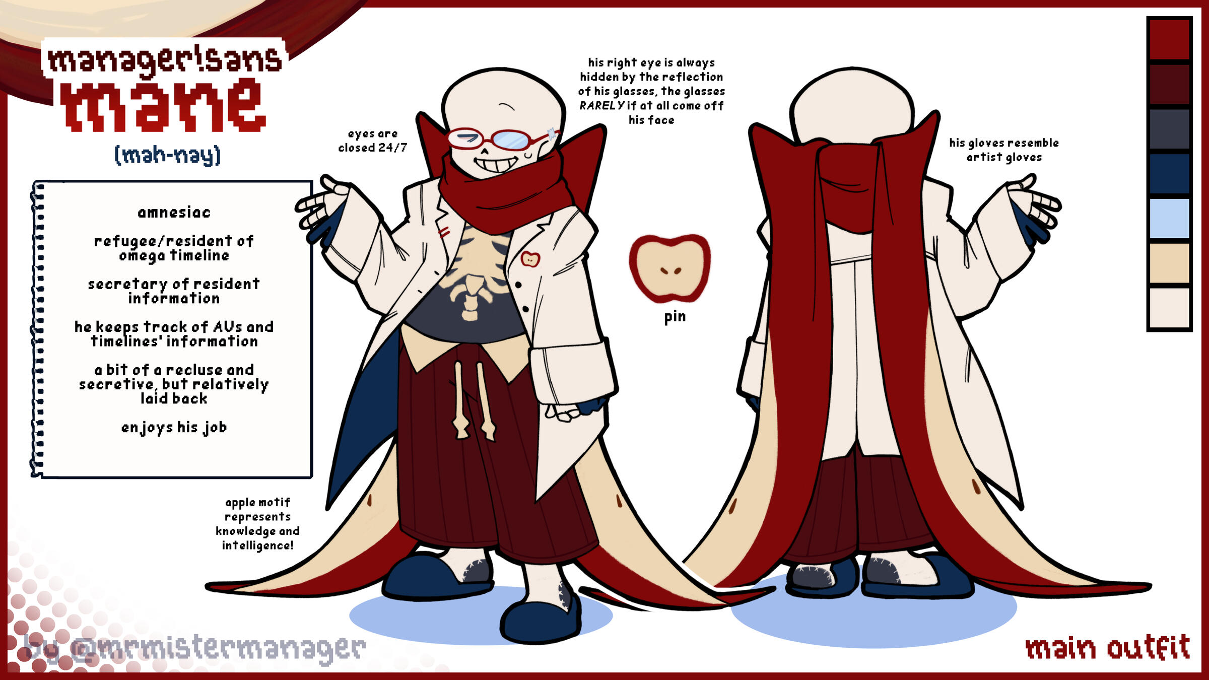 Manager!Sans' Reference Sheet